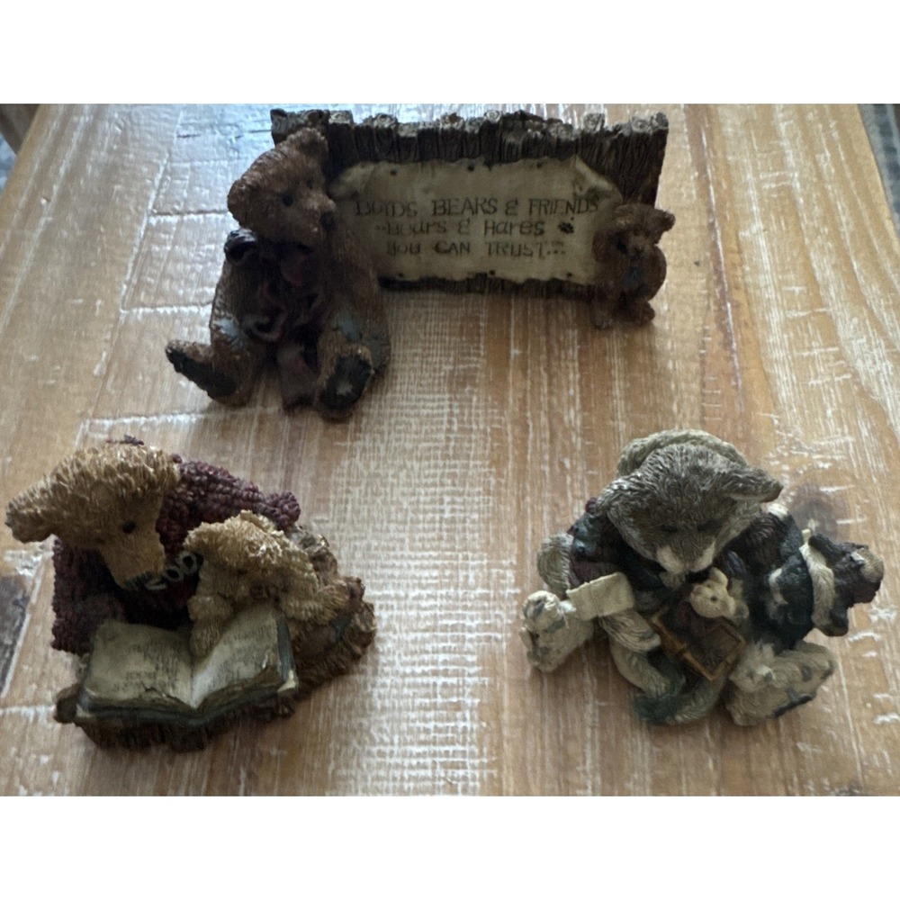 Boyds‎ bears & Friends Ted and Teddy, Cookie The Santa Cat, Bears And Hares